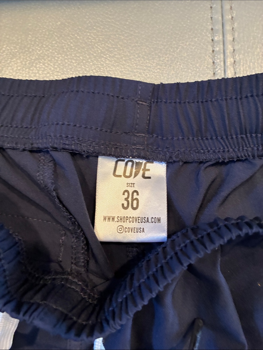 Cove Kids Navy Shorts with Elastic Waist